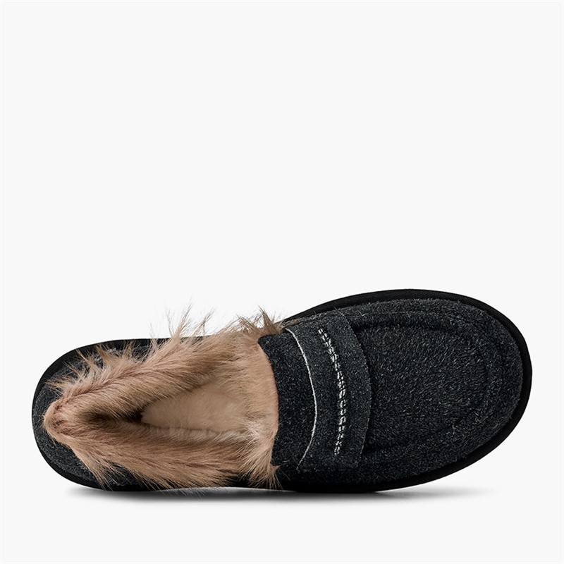 UGG® Womens Ellis Loafer Slippers Black