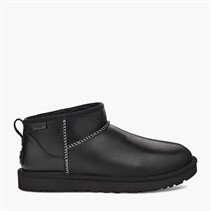 UGG® Mens Classic Ultra Mini Leather Regenerate Boots Black