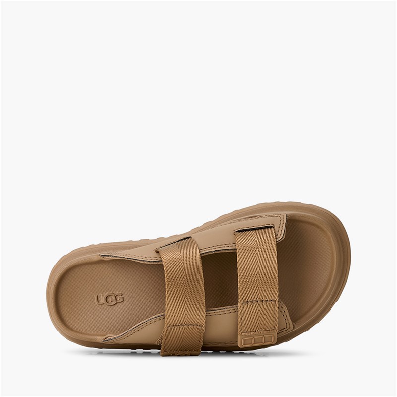 UGG® Kids Goldenglow Slides Dark Sand