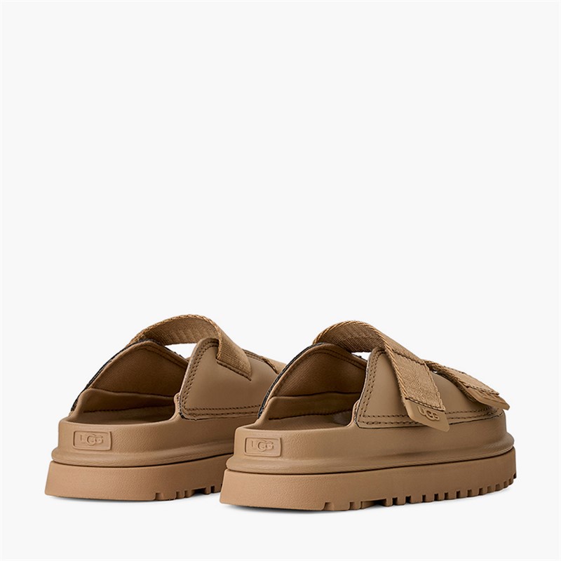 UGG® Kids Goldenglow Slides Dark Sand