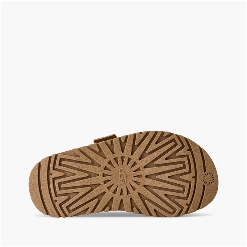 UGG® Kids Goldenglow Slides Dark Sand