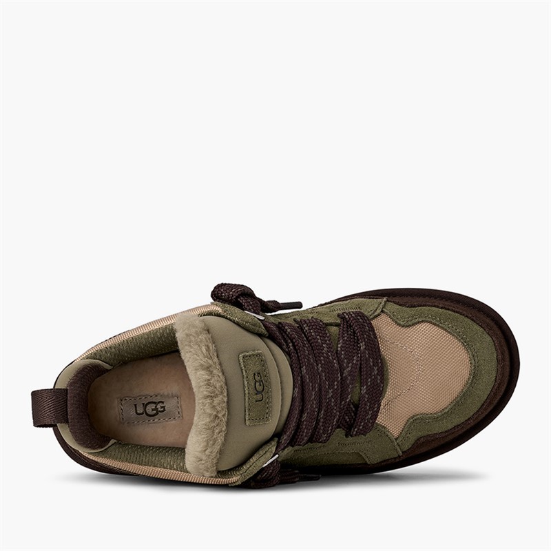 UGG® Mens Lowmel Trainers Burnt Olive/Mustard Seed