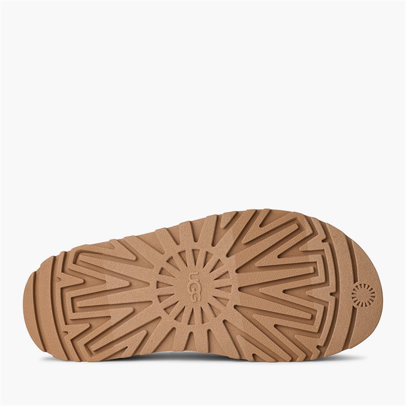 UGG® Womens Goldenglow Slides Dark Sand