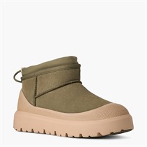 UGG® Mens Classic Ultra Mini Weather Hybrid Boots Burnt Olive/Mustard Seed