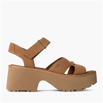 UGG® Womens New Heights Ankle Strap Sandals Chestnut