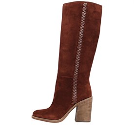Ugg Dames Maeva Kniehoge Laarzen Rood Bruin ugg kopen in de aanbieding