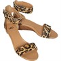UGG Dames Char Leopard Sandalen met Sleehak Luipaard Print