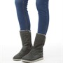 UGG Classic Bottes Abree II Short II Femme Gris Ardoise