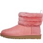 UGG Bottes Fluff Mini Quilted Femme Corail