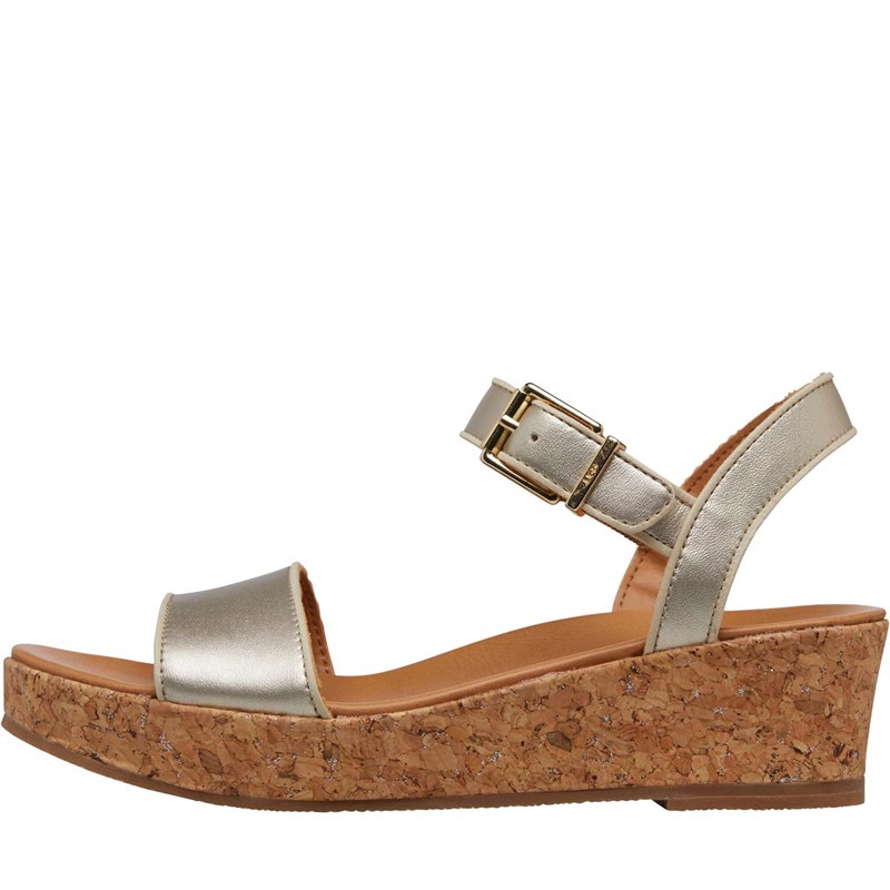 Buy UGG Infant Girls Milley Metallic Sandals Gold