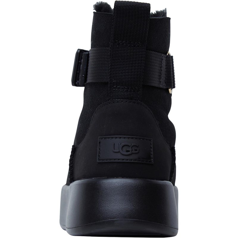 UGG Classic Womens Boom Buckle Boots Black