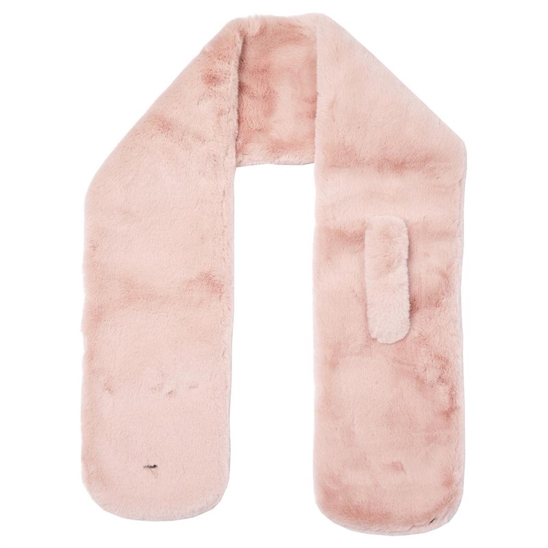 Buy UGG Womens Faux Fur Pull Through Scarf Pink Crystal