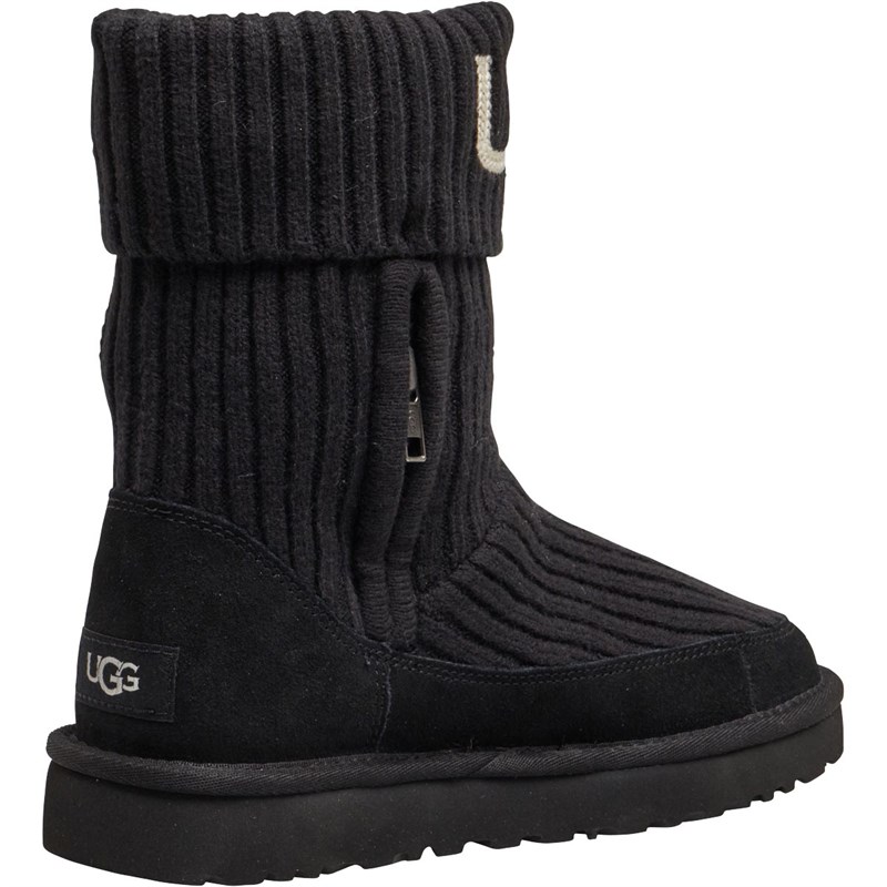 uggs black high top