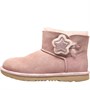 UGG Junior Mini Bailey Button II Star Boots Pink Crystal