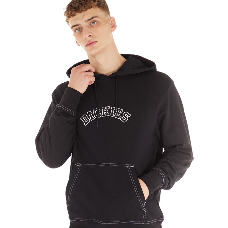 Dickies Mens West Vale Hoodie Black