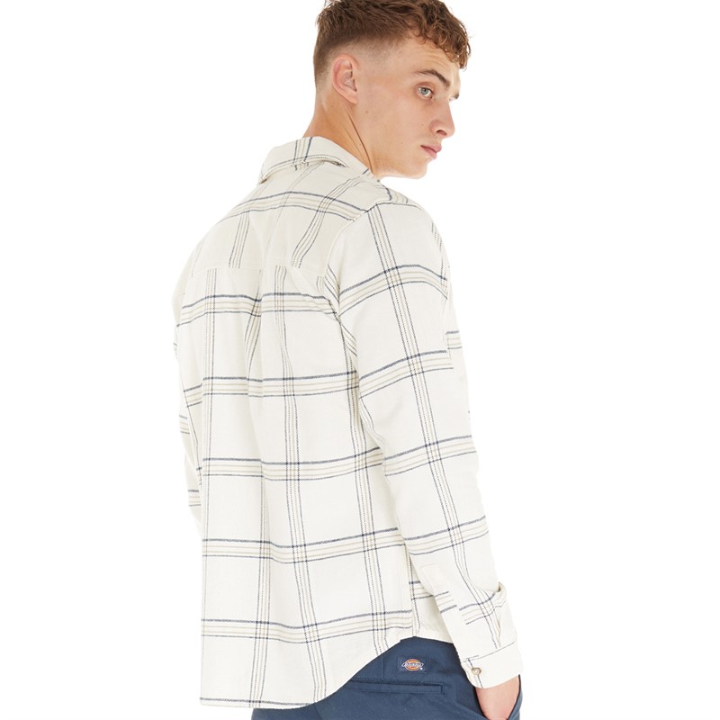 Dickies Mens Warrenton Long Sleeve Shirt Cloud