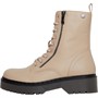 Xti Womens Chunky Side-Zip Boots Beige