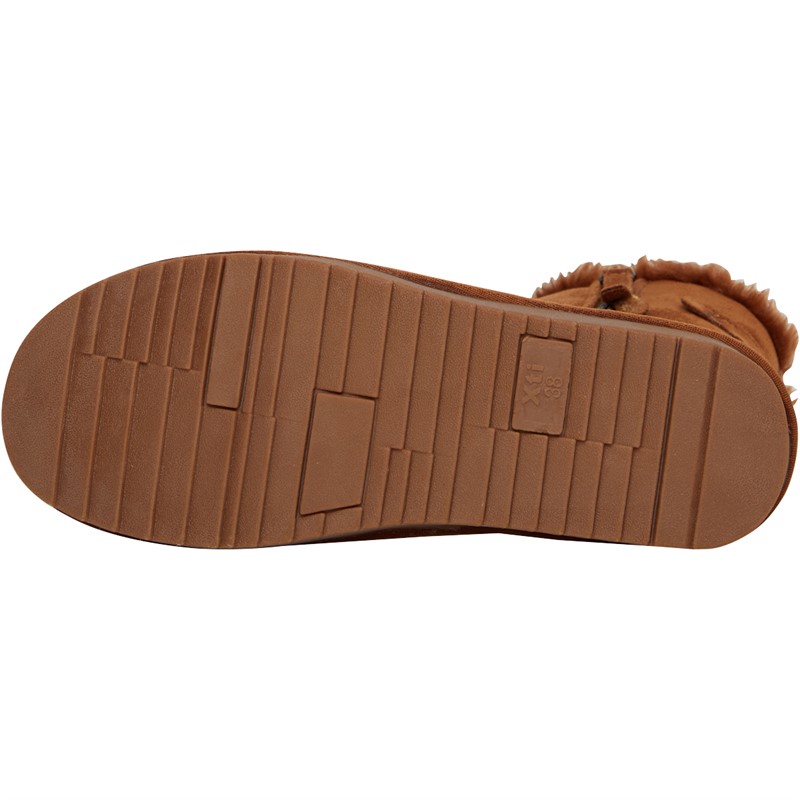 Xti Sheepskin Boots Camel 144603 main image 1