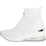 Xti Womens Wedge Sock Trainers White