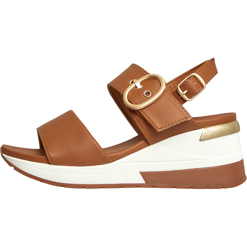 Xti Womens 141410 PU Sandals Camel