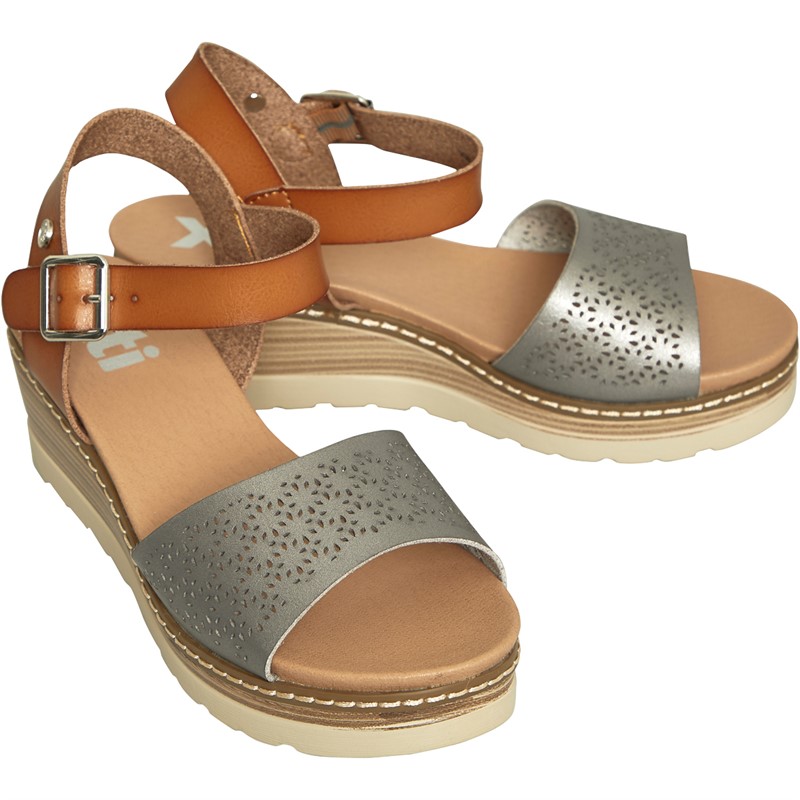 Xti Womens 140906 PU Sandals Plumb