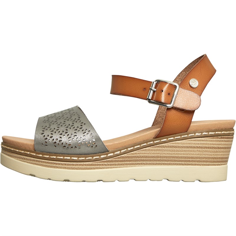 Xti Womens 140906 PU Sandals Plumb