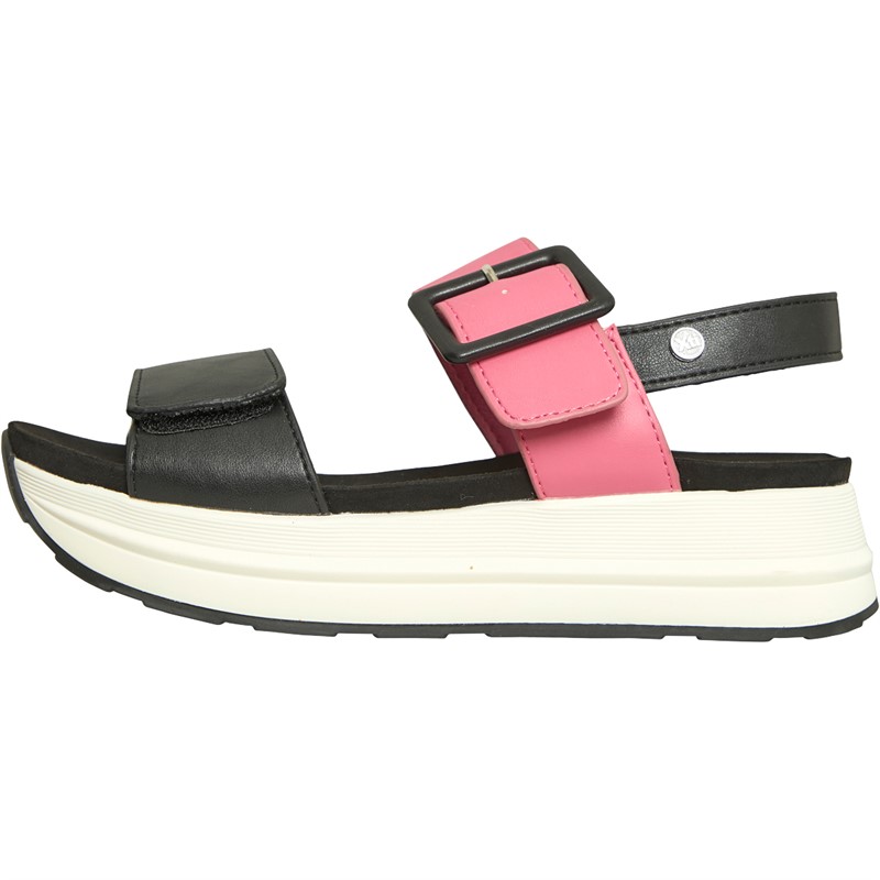 Xti Womens 141416 PU Sandals Fucsia