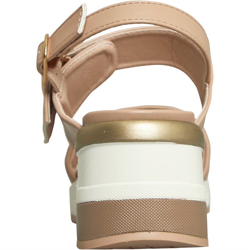 Xti Womens 141410 PU Sandals Nude