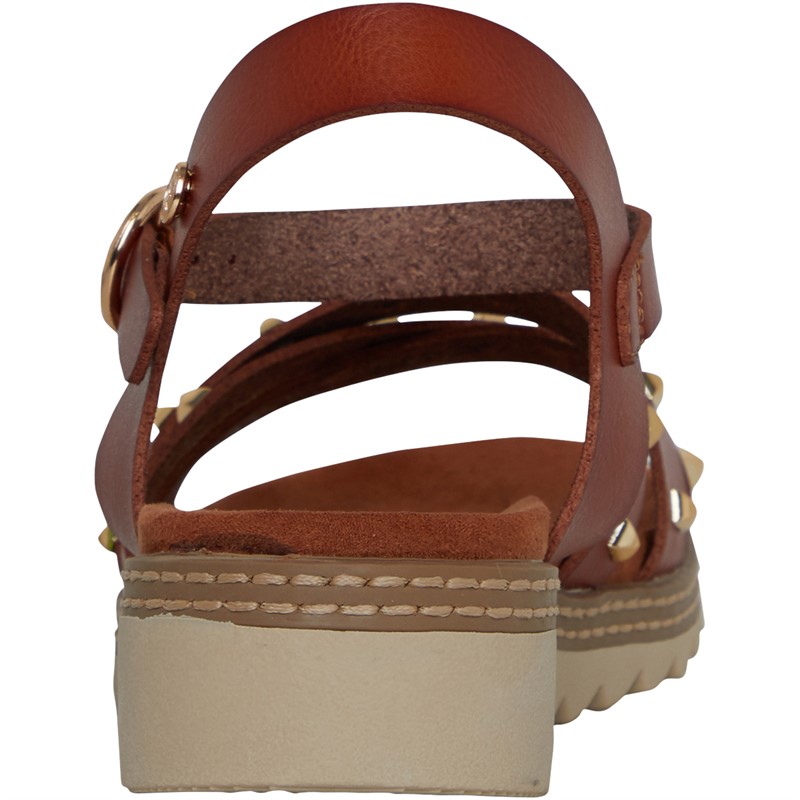 Xti Womens 141298 PU Sandals Camel