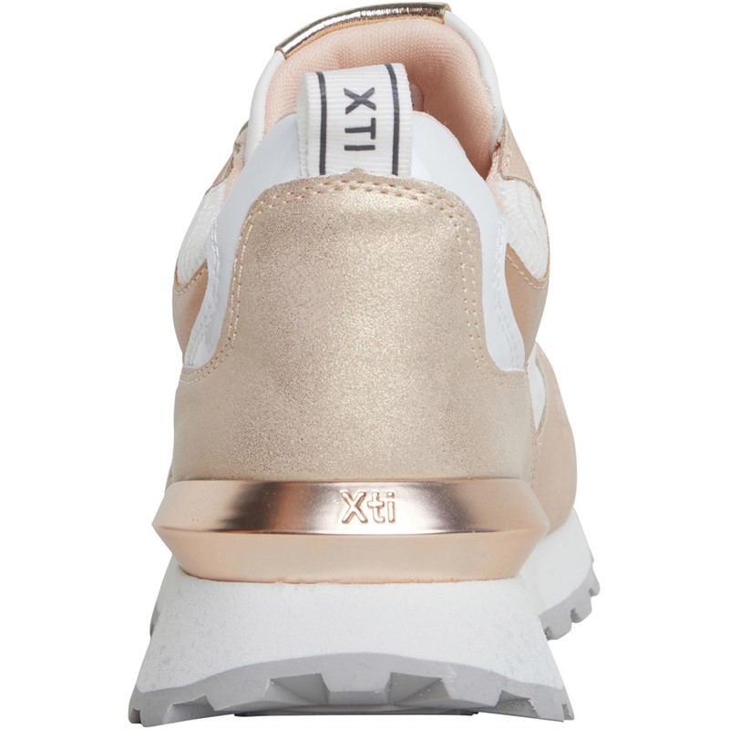 Xti Womens 140851 PU Combined Shoes Nude