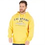 Lagooners Mens Flags Hoodie Yellow