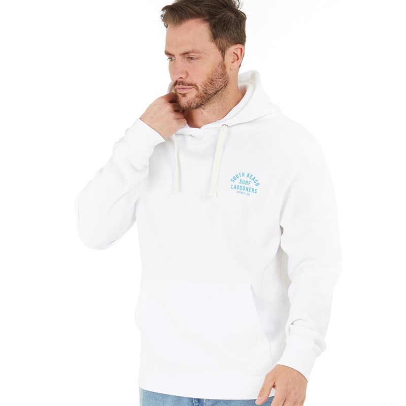 Lagooners Mens South Hoodie White