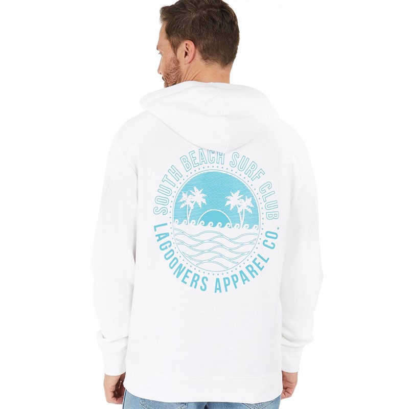 Lagooners Mens South Hoodie White