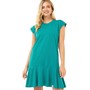 Lagooners Womens Holiday Dress Teal