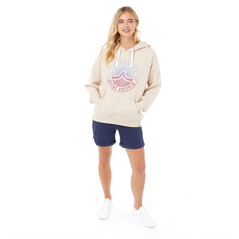 Lagooners Womens Shine Hoodie Ecru