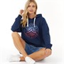Lagooners Womens Shine Hoodie Navy