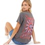 Lagooners Womens Birds T-Shirt Charcoal