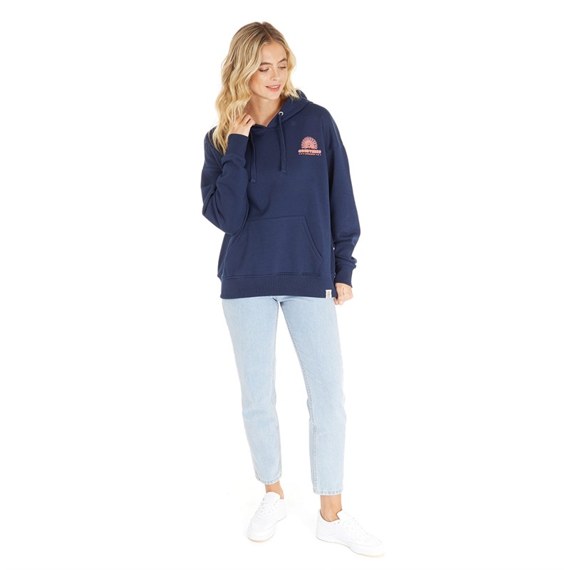 Lagooners Womens Happiness Hoodie Pageant Blue