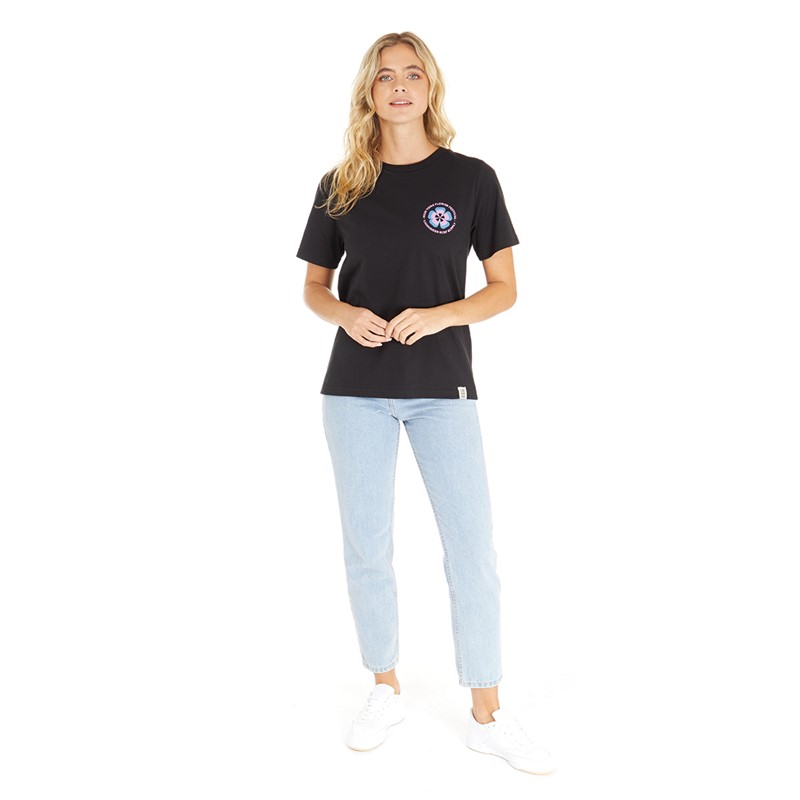 Lagooners Womens Birds T-Shirt Black