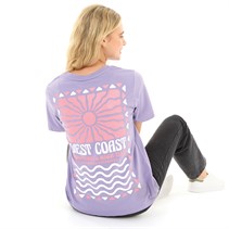 Lagooners Womens West Coast T-Shirt Violet