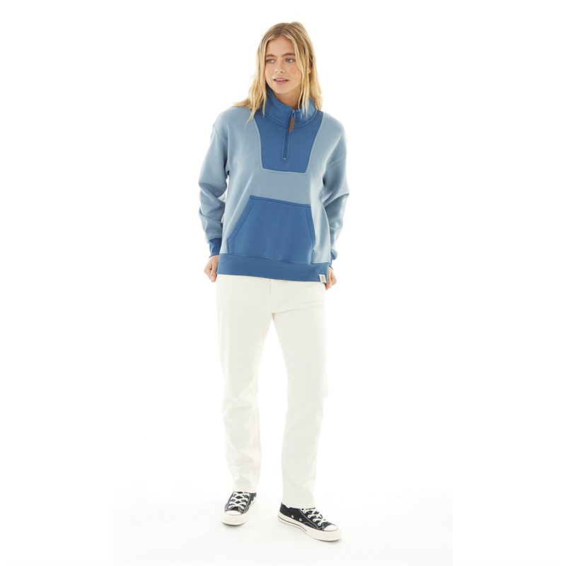 Lagooners Womens Maeve Sweatshirt Stone Blue