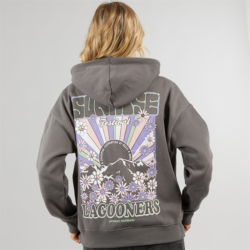 Lagooners Womens Festival Hoodie Charcoal