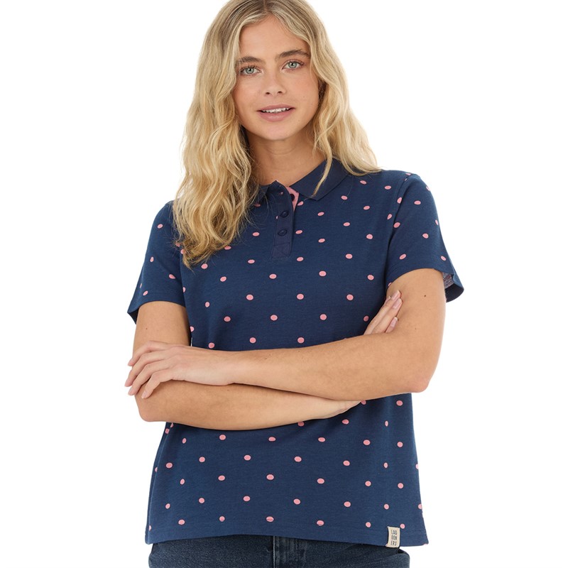 Lagooners Womens Alana Polo T-Shirt Navy