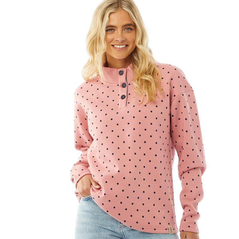 Lagooners Womens Bliss Sweatshirt Peach Pink