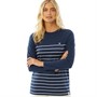 Lagooners Womens Iyla Long Sleeve T-Shirt Navy
