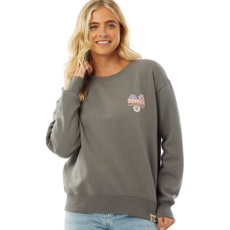 Lagooners Womens Sunrise Sweatshirt Charcoal