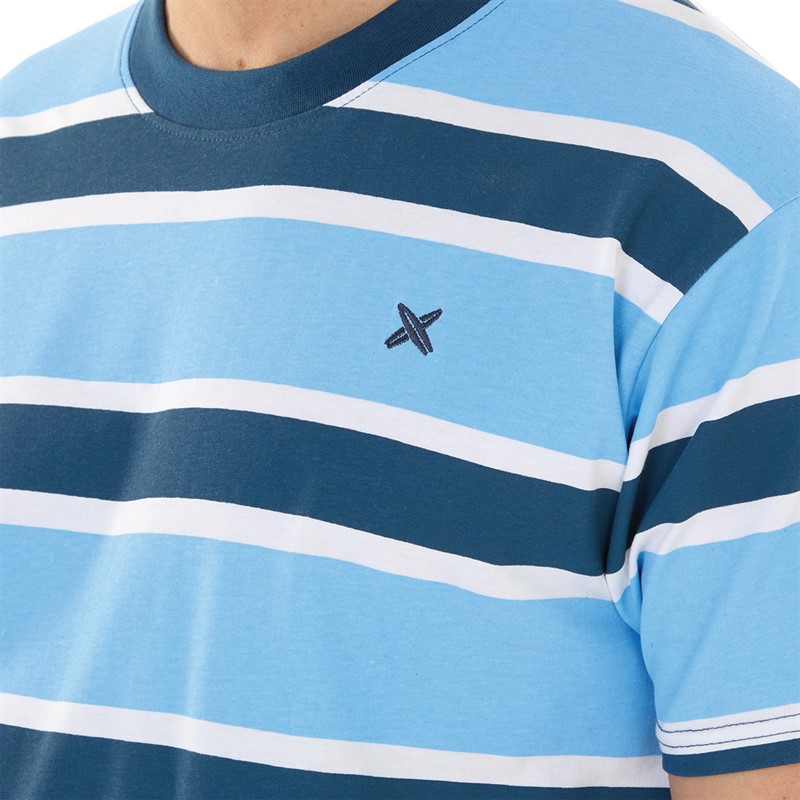 Lagooners Mens Baltic T-Shirt Light Blue