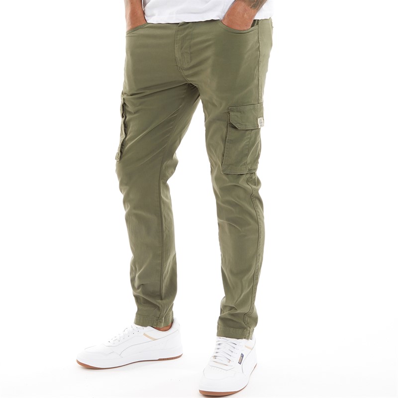 Lagooners Mens Arlo Cargo Pants Khaki