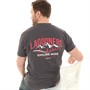 Lagooners Mens Rundle T-Shirt Charcoal