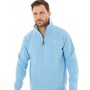 Lagooners Mens Sargasso Funnel Neck Sweat Sky Blue